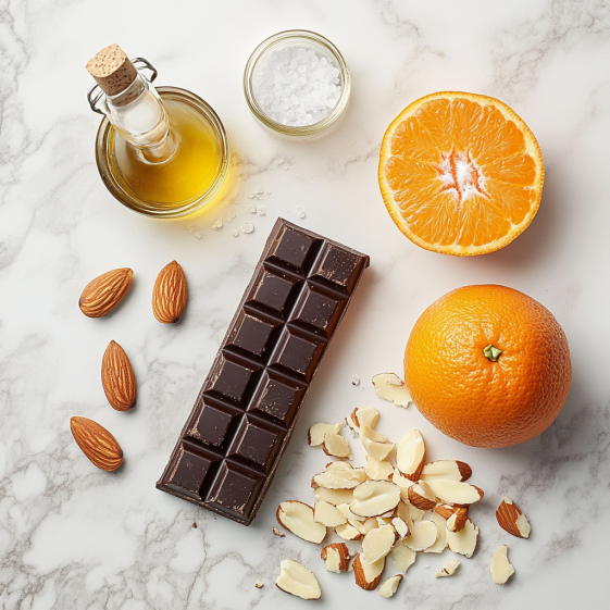 Simple Ingredients for Chocolate Covered Oranges
