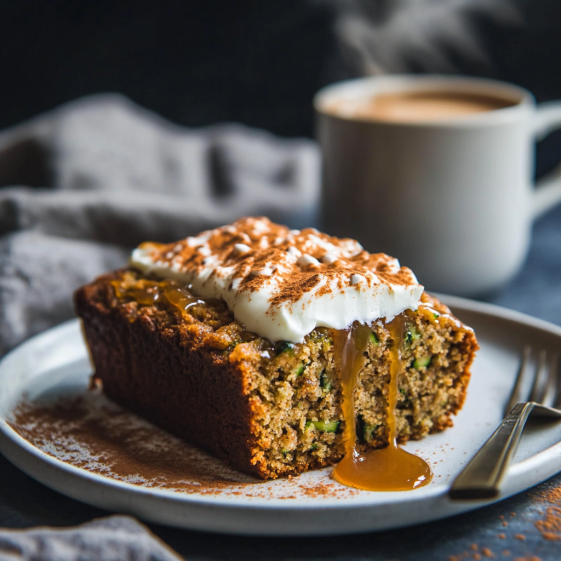 Delicious Keto Zucchini Bread Serving