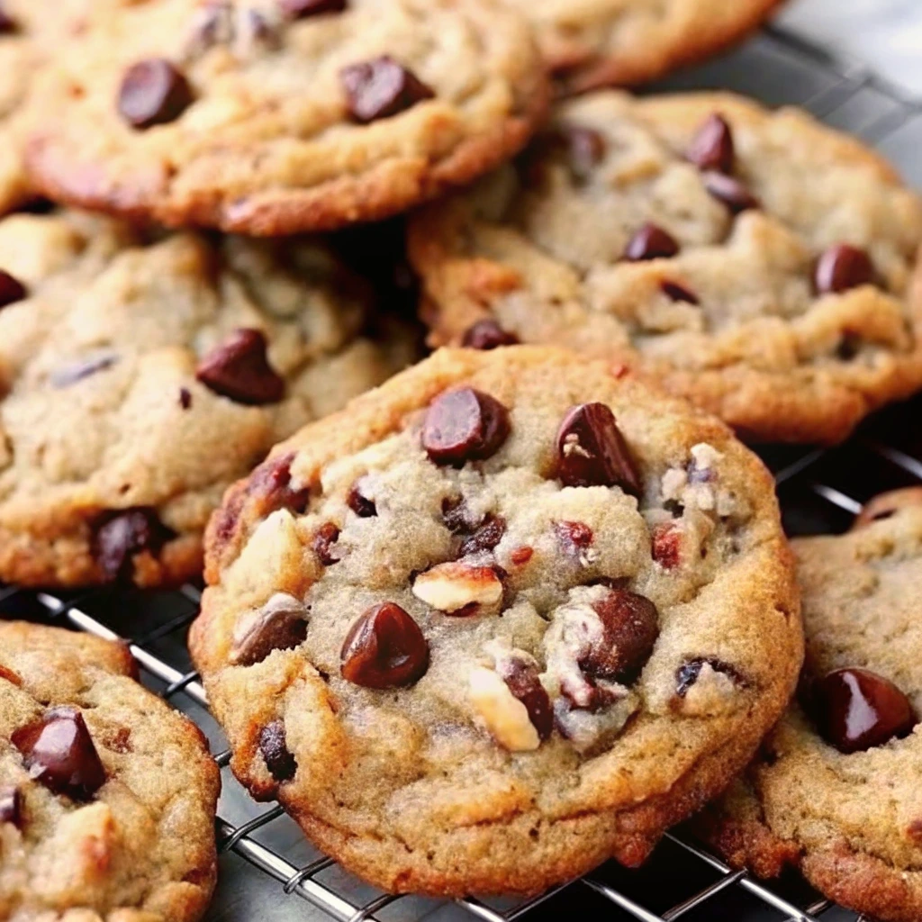 Keto Cowboy Cookies fresh from the oven