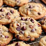 Keto Cowboy Cookies fresh from the oven